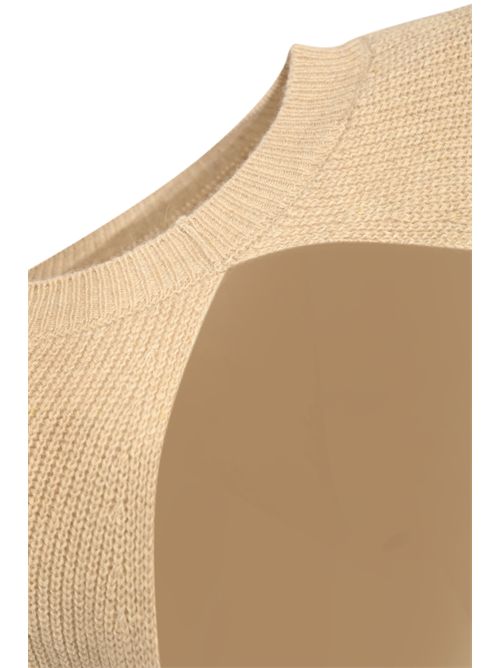 Maglia crop Freya in misto cashmere Liviana Conti | F5WC77W55-0